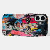 Primitieve Anatomie Urban Street Art Phone Case (Achterkant (horizontaal))