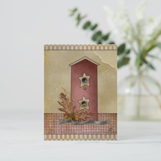 Primitieve Art Card Briefkaart (Staand voorkant)