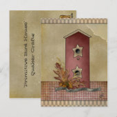 Primitieve Art Card Briefkaart (Voorkant / Achterkant)