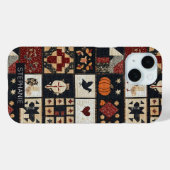 Primitieve boerderij Appliqué & geometrische Case-Mate iPhone Case (Achterkant (horizontaal))
