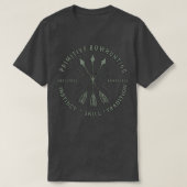 Primitieve bow Hunter Gift T-shirt (Design voorkant)
