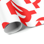 Primitieve CCCP van Hammer en Sickle Sovjet-Unie Cadeaupapier (Rol Hoek)