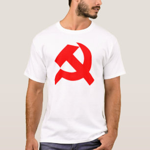 Primitieve CCCP van Hammer en Sickle Sovjet-Unie T-shirt