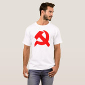 Primitieve CCCP van Hammer en Sickle Sovjet-Unie T-shirt (Voorkant volledig)