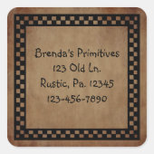 Primitieve Check Sticker (Voorkant)