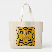Primitieve Constellatie Abstract Geometrisch Grote Tote Bag (Achterkant)