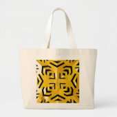 Primitieve Constellatie Abstract Geometrisch Grote Tote Bag (Voorkant)
