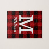 Primitieve Cottage Red buffalo Play-lumberjack Legpuzzel (Horizontaal)