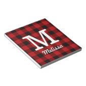 Primitieve Cottage Red buffalo Play-lumberjack Notitieblok (Schuin)