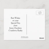 Primitieve Crows-zonnebloemen Briefkaart (Achterkant)