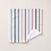 Primitieve dennen op wit bad handdoek (Wasdoekje)