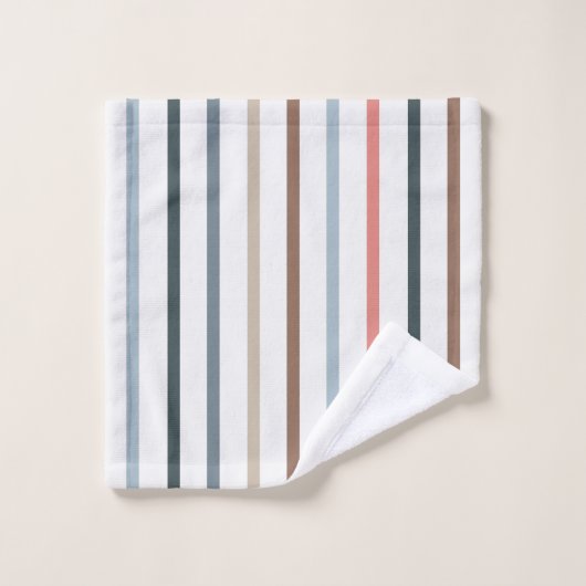 Primitieve dennen op wit bad handdoek (Wasdoekje)