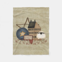 Primitieve EENVOUDIGE VLUCHTBlanket Fleece Deken