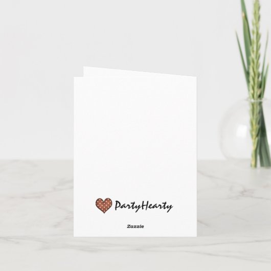 Primitieve Enige Dame Moving Notice van de Koe van Kaart (Achterkant)