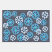 Primitieve feestelijke snufjes kerstkunst inpakpapier vel (Voorkant 2)