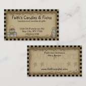 Primitieve Fixins Primitief Visitekaartje (Voorkant / Achterkant)