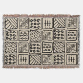 Primitieve geometrische deken (Voorkant)