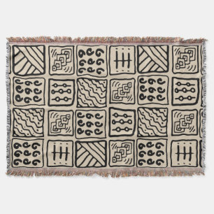 Primitieve geometrische deken