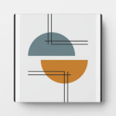 Primitieve halve cirkels muurkunst fotoplaat (Voorkant)