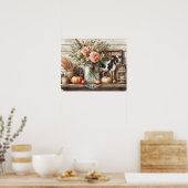 Primitieve houten plank 6 poster (Keuken)