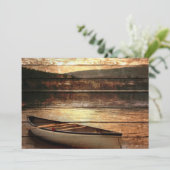 Primitieve houtnerfreflectie Meerhuis Cano Kaart (Staand voorkant)