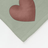 Primitieve huizen fleece deken (Hoek)