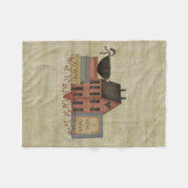 Primitieve "I Love Prims" Fleece Throw Blanket (Voorkant (Horizontaal))