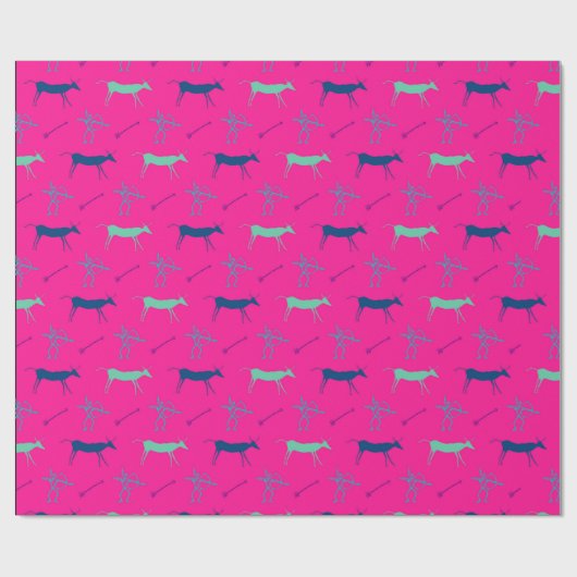 Primitieve jacht cadeaupapier (Vlak)