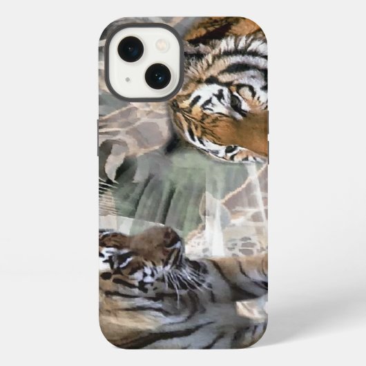 Primitieve Jungle iPhone Hoesje (Achterkant)