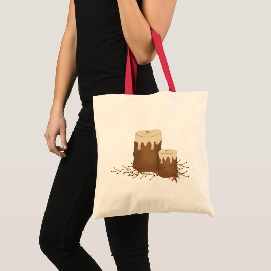 Primitieve kaarsen Canvas tas (Voorkant (product))