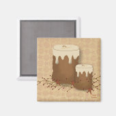 Primitieve kaarsen magneet (Voorkant / Achterkant)