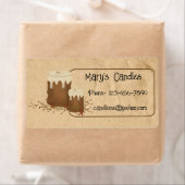 Primitieve kaarsenlabels etiket (Insitu)