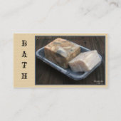 Primitieve kaart met schijfprofiel visitekaartje (Achterkant)