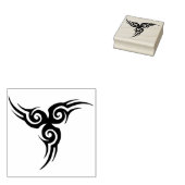 Primitieve Keltische kunststempel Rubberstempel (Gestempeld)