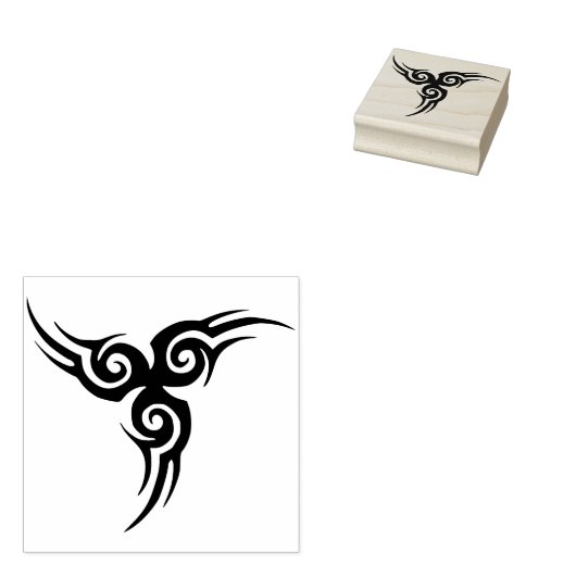 Primitieve Keltische kunststempel Rubberstempel (Gestempeld)