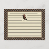 Primitieve kerstkaarten voor nieuwkomers feestdagenkaart (Achterkant)