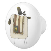 Primitieve klap- en klauterknollen keramische knop (Rechts)