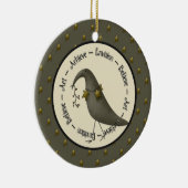 Primitieve koeien bereiken Ornament (Rechts)