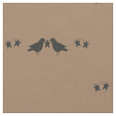 Primitieve koeien- en stars-structuur stof (Close Up)