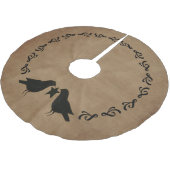 primitieve kraaien cirkel boom rok kerstboom rok (Gekanteld)