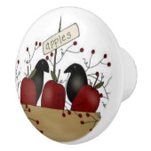 Primitieve kraaien keramische knop (Rechts)