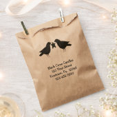 Primitieve kraaien Product Bag Bedankzakje (Geknipt)