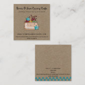 Primitieve Kraft voor landarbeiders Vierkante Visitekaartje (Voorkant / Achterkant)