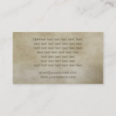 Primitieve Krogen en zonnebloemen Visitekaartjes u (Achterkant)