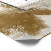 Primitieve kunst aan de muur poster (Hoek)