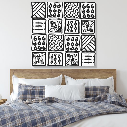 Primitieve kunst op Canvas (Insitu (Slaapkamer))