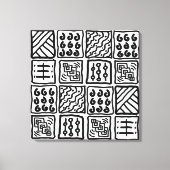 Primitieve kunst op Canvas Afdruk (Voorkant)