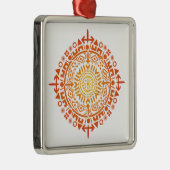 Primitieve kunst-Zon aangepaste ornament (Rechts)