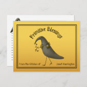 Primitieve landenkaarten voor het uitzenden van bo briefkaart (Voorkant / Achterkant)