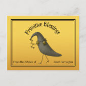 Primitieve landenkaarten voor het uitzenden van bo briefkaart (Voorkant)